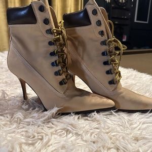 Manila Blahnik Timber-land vintage booties 39.5